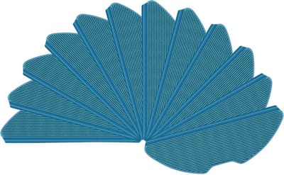 Philips 2000 en HomeRun 3000 Aqua Dweilpads (12 Stuks, Plus.Parts® alternatief voor XV1430/00)