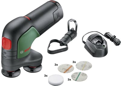 Bosch EasyCurvSander 12 Accuschijfschuur- & polijstmachine  - Incl. schuurnetten set - Met 1x 12 V accu en lader