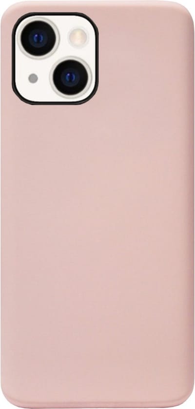 ADEL Premium Siliconen Back Cover Softcase Hoesje Geschikt voor iPhone 14 - Lichtroze