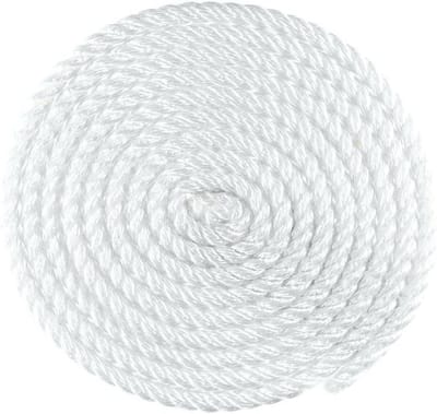 Sterk Gedraaid Nylon Touw Wit - Multifunctioneel Utilitiesnoer voor Buiten en Klussen