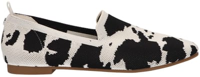 La Strada Loafer Zwart Wit Cow Knitted - Damesschoenen - Maat - 36