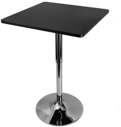 In Hoogte Verstelbare Bartafel Vierkant - Draaibare Bistrotafel RVS
