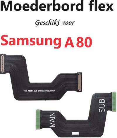 Samsung Galaxy A80 Moederbord Connector Flex Kabel