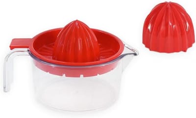 Citruspers Dubbel - Sap Pers - Sap Maken - Dubbele Pers Maatbeker - 148 cm - Transparant