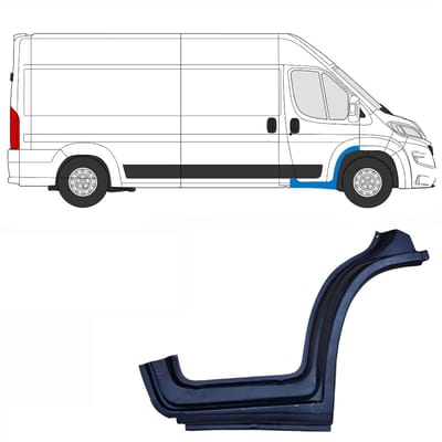 Reparatie dorpel voorste deuren voor Opel Movano 2021-2026 / Rechts