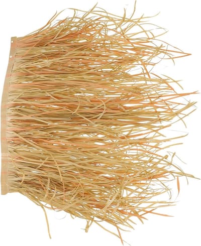 Rieten Dak Decoratie - Stro Rollen - Tuin Aankleden - Eenvoudig Te Installeren - 47 x 46 cm - Natuurlijk