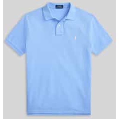 Custom slim fit poloshirt van puur katoen