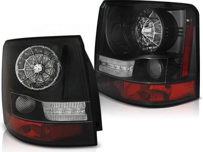 Achterlichten LAND ROVER RANGE ROVER SPORT 05-09 ZWART LED