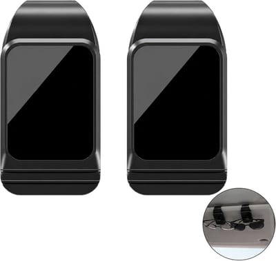 2 stuks brillenhouders voor zonneklep, veilige brilclip, antislip, voor auto-accessoires, brilhouder, voor mannen en vrouwen