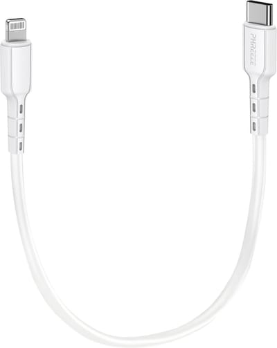 Snellader kabel geschikt voor iPhone 14, 13, 12, 11, x, pro, max, plus - Kabeltje usb C - Kort 30cm - Phreeze
