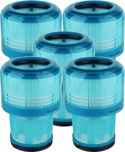 5x HEPA Filter compatibel met Dyson V15 Detect Complete Extra Stofzuiger Vervanging