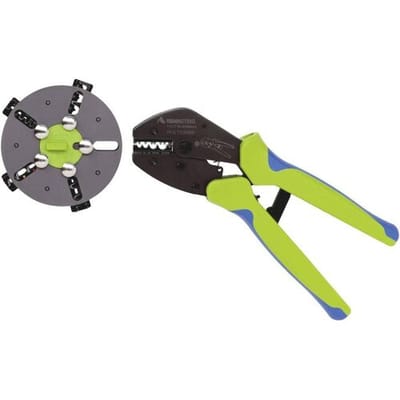 Rennsteig Werkzeuge Multicrimp 629 005 3 Krimptangset 5-delig Ongeïsoleerde platte connectoren, Geïsoleerde platte connectoren, Adereindhulzen,