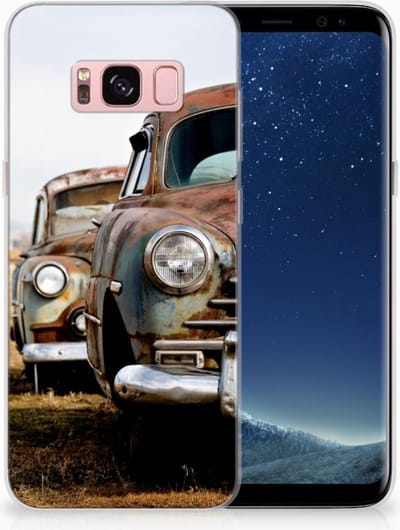 TPU Hoesje voor Samsung Galaxy S8 Siliconen Hoesje met foto Vintage Auto