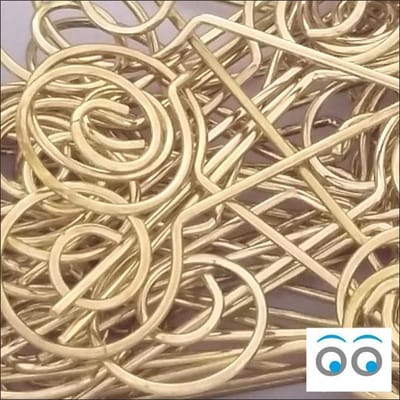 Geluks stafjes - Sinterklaas - Geluksbrengers - Gelukshangers - Goud - 50 Stuks