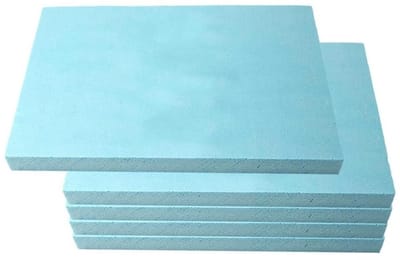 Schuimblokken Hoge Dichtheid - Knutselblokken Ambacht - Modelbouw Decoratie - Veelzijdig Pakket - 5 Stuks 30x40cm - Blauw