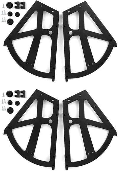 Dailygoody - 4-delige Set Schoenkast Scharnieren - Duurzame Vervangingsaccessoires - Perfect voor Schoenkasten - Hoogwaardige kwaliteit - Eenvoudige i..