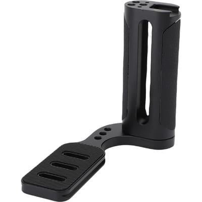 Universele linkerhandgreep voor spiegelloze DSLR-camera zijhandgreep en L-bodemplaat 1/4 inch schroefdraad