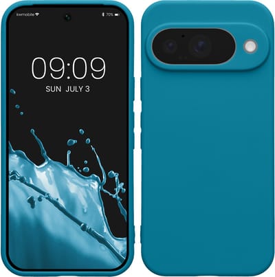 kwmobile telefoonhoesje geschikt voor Google Pixel 10 - Hoesje voor smartphone - Precisie camera uitsnede - In Caribisch blauw