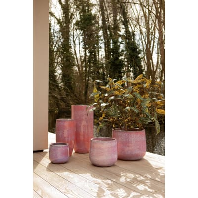 PTMD - Pot Dezzel - Roze - 30x30x70cm - Set van 2