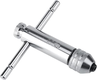 Verstelbare T-Handle Ratchet Sleutel voor M3-M8 & M5-M12, Ideaal voor Tap en Draadset, Compact en Lichtgewicht