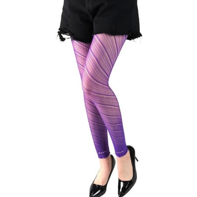 Collants résille sans pieds à motif coloré taille haute pour femmes et filles, Leggings Collants Pour 40–75 Kg, 150–170 Cm 139/929 Max 70kg 170cm pink