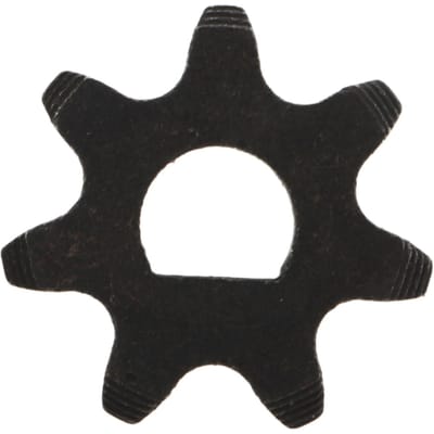 7 Tanden Motor Rondsel Tandwiel Koolstofstaal Motor Tandwiel voor Gewoon Fiets Kettingwiel 7 Tanden Tandwiel gray