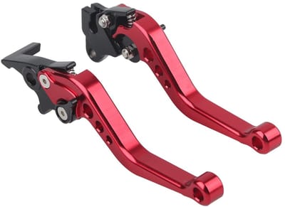 Dailygoods- Remhendel Verstelbaar - Remhendel Fatbike - Remhendel Fiets - Aluminium - 2 Stuks - Geschikt voor 185 mm Sturen - Motorremhendel