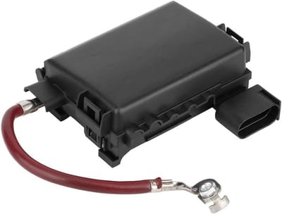 Accubak Houder - Zekeringdoos Blok - Voertuig Elektronica - Hoge Kwaliteit ABS - 18x12x6 cm - Zwart
