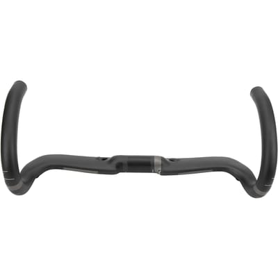 Guidon de Vélo en Fibre de Carbone Réduire la Résistance Guidon Courbé Partie Renforcée Mate 400 31.8mm gray
