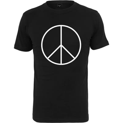 Mister Tee - Peace Heren Tshirt - XS - Zwart