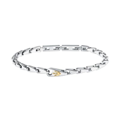 Bracelet Maserati Jewels Acier Inoxydable Ton Argenté JM425AVD102 Pour Homme white