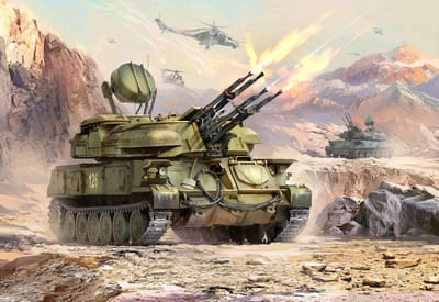 Zvezda - Shilka (Zve7419) - modelbouwsets, hobbybouwspeelgoed voor kinderen, modelverf en accessoires