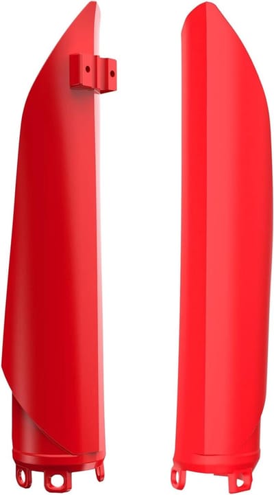 Vorkbeschermers Motor - Voorvork Covers - Onderhoud Motor - Slagvast Polypropyleen - Set van 2 - Rood