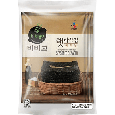 Bibigo Krokante zeewiersnack 4 x 20 g