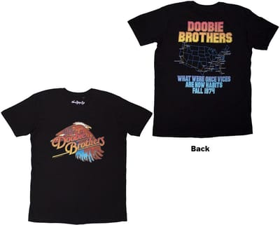 The Doobie Brothers - Eagle Heren T-shirt - S - Zwart