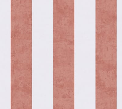 STREPEN BEHANG | Basic - Crème Rood - A.S. Création Lilly & Luis