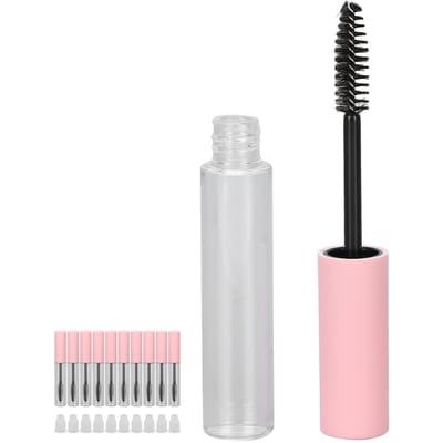 10 stuks 10 ml Lege Mascara Tube Herbruikbare Draagbare Mascara Fles voor Wimpergroeiolie wit