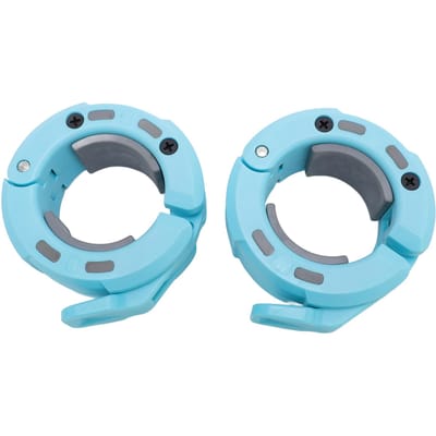 2 STUKS Halterklemmen Magnetische Snelontgrendeling Gewichtstang Plaatvergrendelingen Klemringen voor 50mm Halter Workout Gewichtheffen Bluish Grey