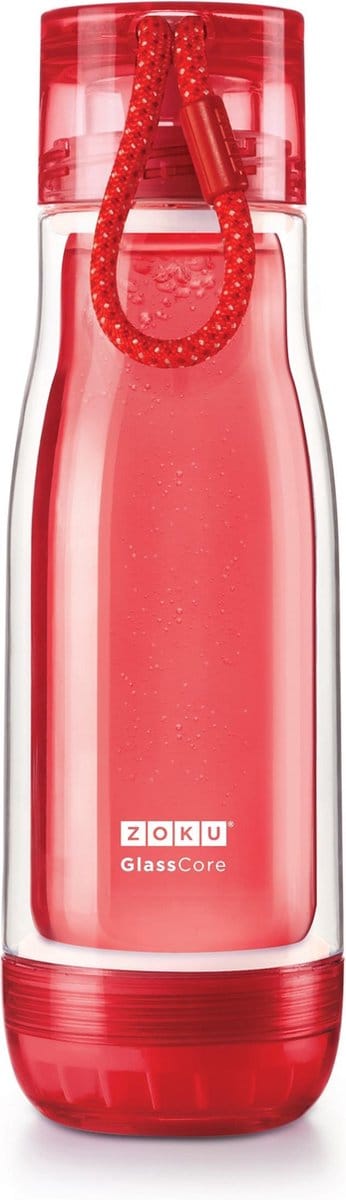 Zoku Hydration Drinkbeker - Every Day - 475 ml - Rood