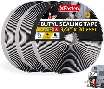 3x Zelfklevende Butyl Afdichtkit Tape - Waterdicht en Flexibel voor Reparatie