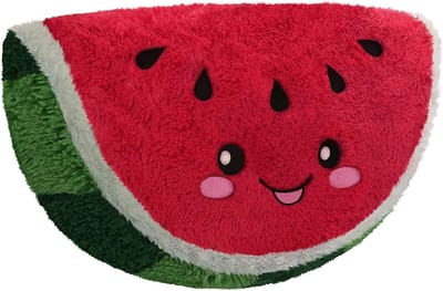 Pluche Knuffel - Watermeloen Knuffel - Knuffelen en Decoratie - Superzachte Vulling - 40 cm - Rood