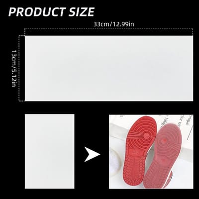 Dailygoods - Zoolbescherming - Antislip - Transparant - Schoenzoolbescherming - Onzichtbare bescherming voor sneakers en hoge hakken