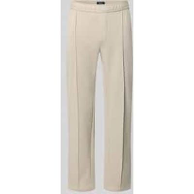straight fit broek met katoen-aandeel