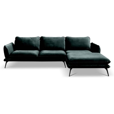 Hoekbank Piemonte rechts velvet | NADUVI Collection