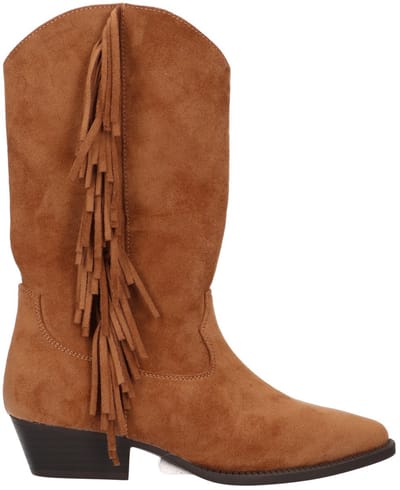 La Strada Western Boot Camel Textiel - Damesschoenen - Maat - 36