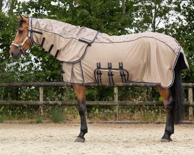 QHP Vliegendeken combo collection met hals - maat 125/165 - focus