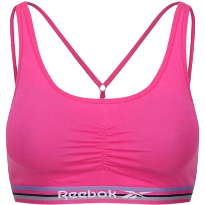 Reebok Jackie-sportbeha voor dames (Roze)