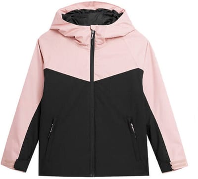 4F Trekkingjas NeoDry 5000 Meisjes Roze 128cm - Bescherming en Comfort voor Avontuurlijke Activiteiten