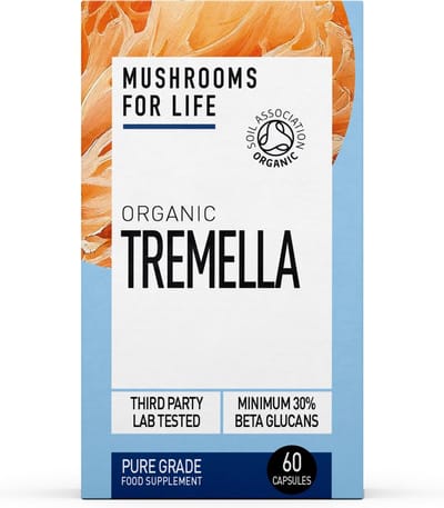 Mushrooms4Life - Tremella - Snow Fungus - Capsules - BIO - 60 Stuks