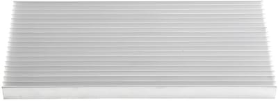 Aluminium Koellichaam - Warmteafvoer - Elektronica Koelen - Grote Oppervlakte - 300x140x20mm - Zilver